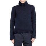 Prada Blue Wool Turtleneck