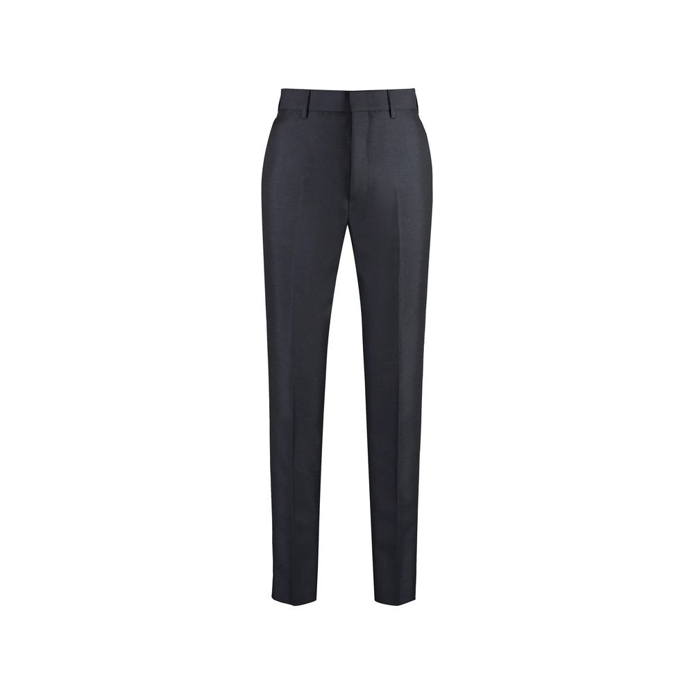 Prada Blue Mohair Dress Pants