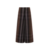 Burberry Brown Cotton Casual Pants