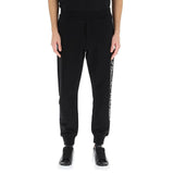 Alexander McQueen Black Cotton Joggers (Workout Pants)