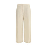 Brunello Cucinelli Beige Cotton Casual Pants