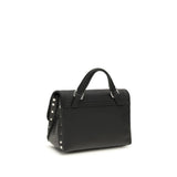 Zanellato Black Calf Leather Bos Taurus Handbag
