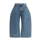 The Attico Blue Cotton Jeans Denim
