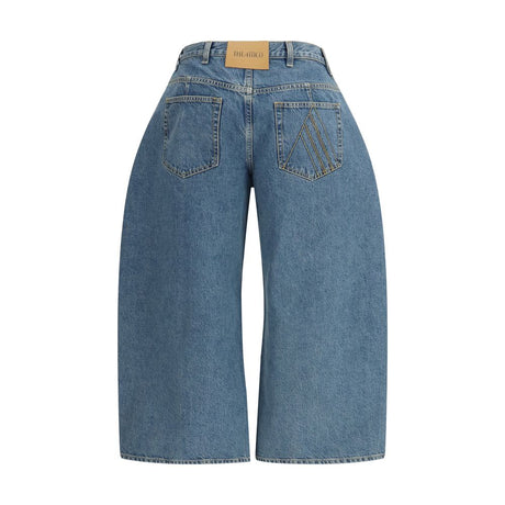 The Attico Blue Cotton Jeans Denim