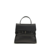 Moschino Black Calf Leather Bos Taurus Handbag
