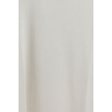 P.A.R.O.S.H. White Linen Sleeveles T-Shirt