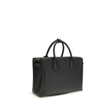 MCM Black Calf Leather Bos Taurus Handbag