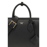 MCM Black Calf Leather Bos Taurus Handbag