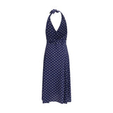 P.A.R.O.S.H. Blue Silk Casual Dress
