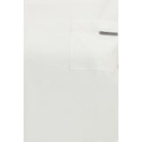 Brunello Cucinelli White Cotton T-Shirt