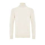 Gran Sasso White Wool Turtleneck