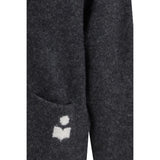 Marant Etoile Gray Alpaca Vicugna Pacos Cardigan