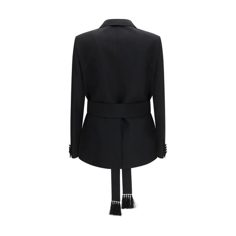 Valentino Black Wool Oves Aries Blazer