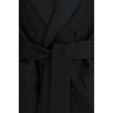 Valentino Black Wool Oves Aries Blazer