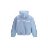 Balenciaga Blue Cotton Sweatshirt