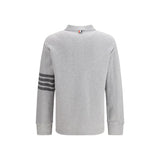 Thom Browne Gray Cotton Polo Shirt
