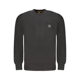 Hugo Boss Black Cotton Men Sweater