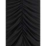 The Andamane Black Acetate Casual Dress