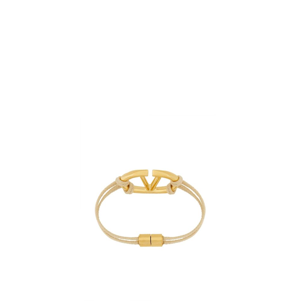 Valentino Garavani Beige Cotton Bracelet