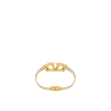 Valentino Garavani Beige Cotton Bracelet