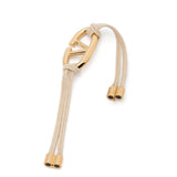 Valentino Garavani Beige Cotton Bracelet
