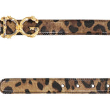 Dolce & Gabbana Brown Calfskin Regular Belt