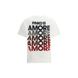 PINKO White Cotton T-Shirt