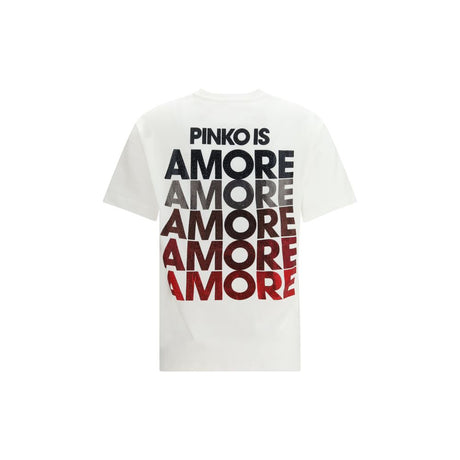 PINKO White Cotton T-Shirt