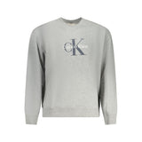Calvin Klein Gray Cotton Men's Sweatshirt