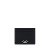 Ferragamo Black Calf Leather Bos Taurus Wallet