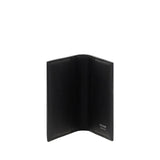 Ferragamo Black Calf Leather Bos Taurus Wallet