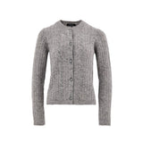 Gran Sasso Gray Wool Cardigan
