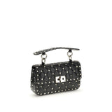 Valentino Garavani Black Lamb Ovis Aries Aries Handbag