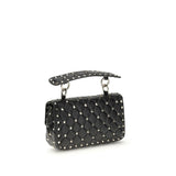 Valentino Garavani Black Lamb Ovis Aries Aries Handbag