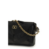 Valentino Garavani Black Lamb Ovis Aries Aries Shoulder Bag