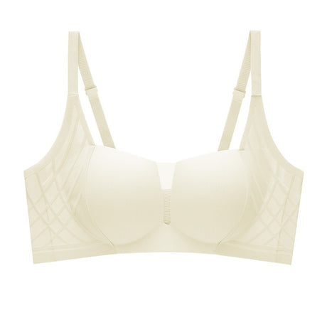 3D Velvet Thin Jelly Bra with Soft Support for Women