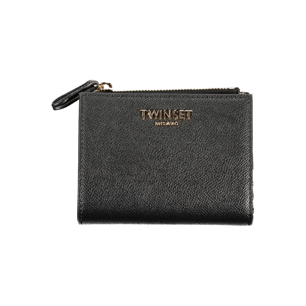 Twinset Black Polyurethane Women Wallet