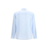 Baziszt Blue Cotton Dress Shirt