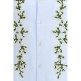 Baziszt Blue Cotton Dress Shirt
