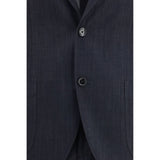 Lardini Blue Cotton Two-Piece Suit