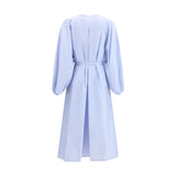 Loulou De Saison Blue Cotton Casual Dress