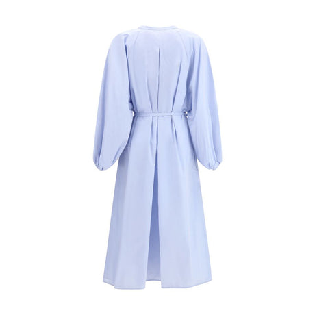 Loulou De Saison Blue Cotton Casual Dress