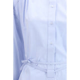 Loulou De Saison Blue Cotton Casual Dress