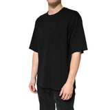 Dolce & Gabbana Black Cotton Crewneck Short Sleeve  T-Shirt