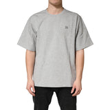 Dolce & Gabbana Grey Cotton Crewneck Short Sleeve T-Shirt