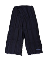 Dolce & Gabbana Dark Blue Wool Knit Unisex Wrap Fringe Shawl 170cm x 60cm Scarf