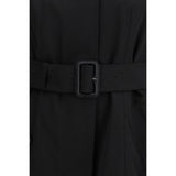 Burberry Black Cotton Trench Coat