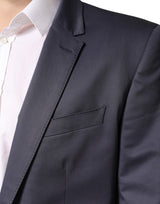 Dolce & Gabbana Blue Single Breasted MARTINI 2 Piece Suit