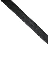 Dolce & Gabbana Black Leather Studded Silver Tone Buckle Belt