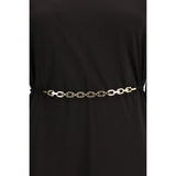 PINKO Black Acetate Casual Dress